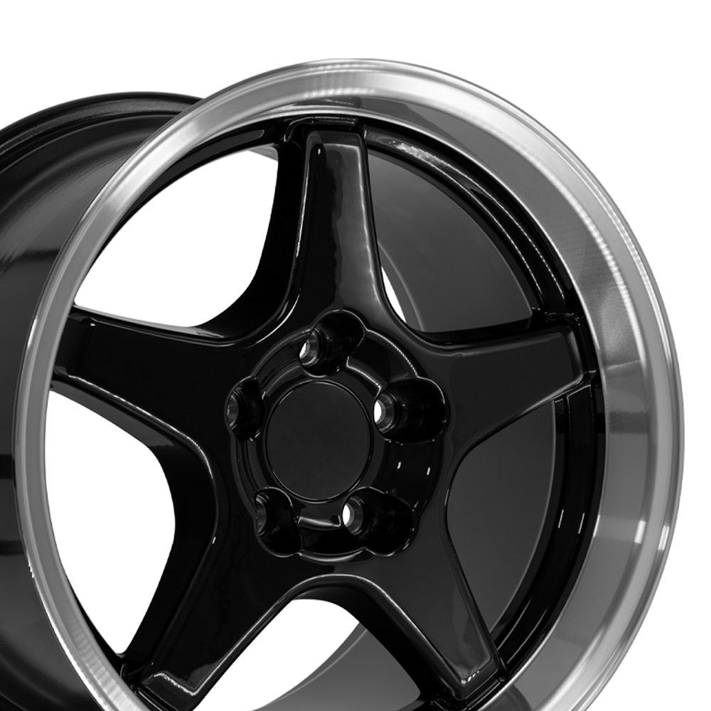 OE CV01 Wheels - Gloss Black Machined Lip