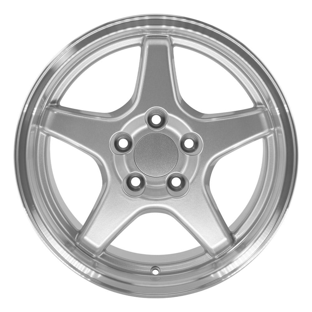 OE CV01 Wheels - Gloss Silver Machined Lip