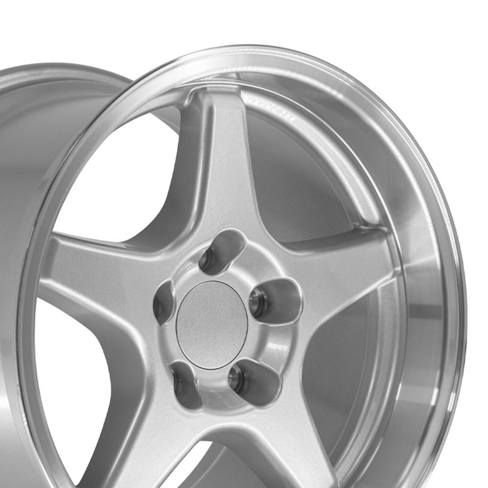 OE CV01 Wheels - Gloss Silver Machined Lip