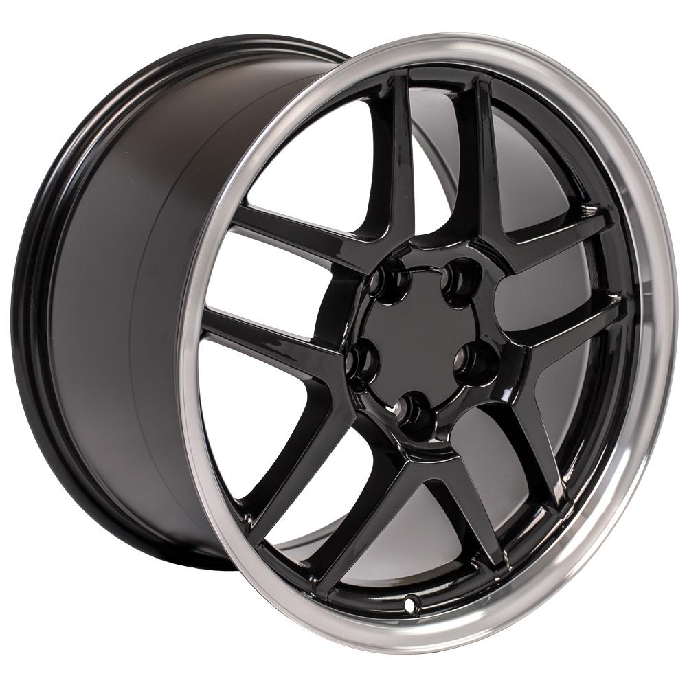 OE CV04 Wheels - Gloss Black Machined Lip