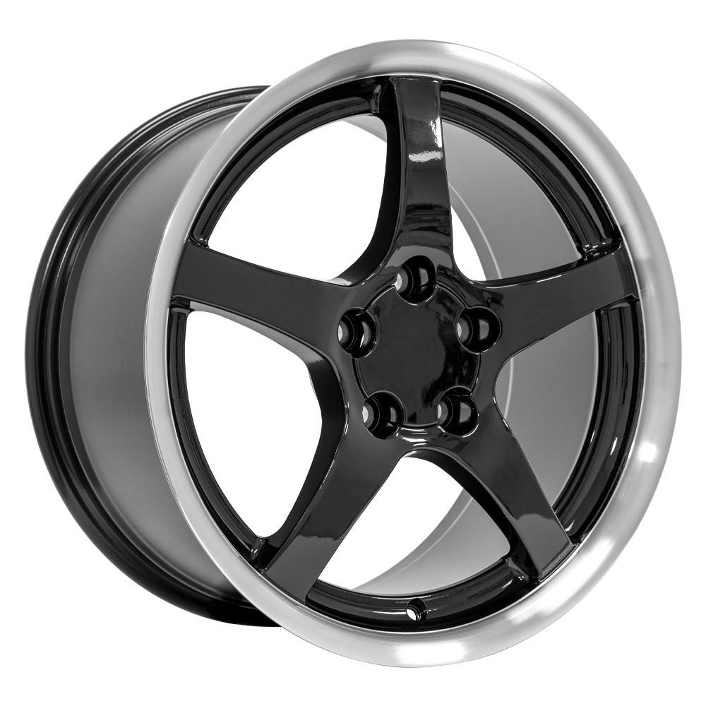 OE CV05 Wheels - Gloss Black Machined Lip