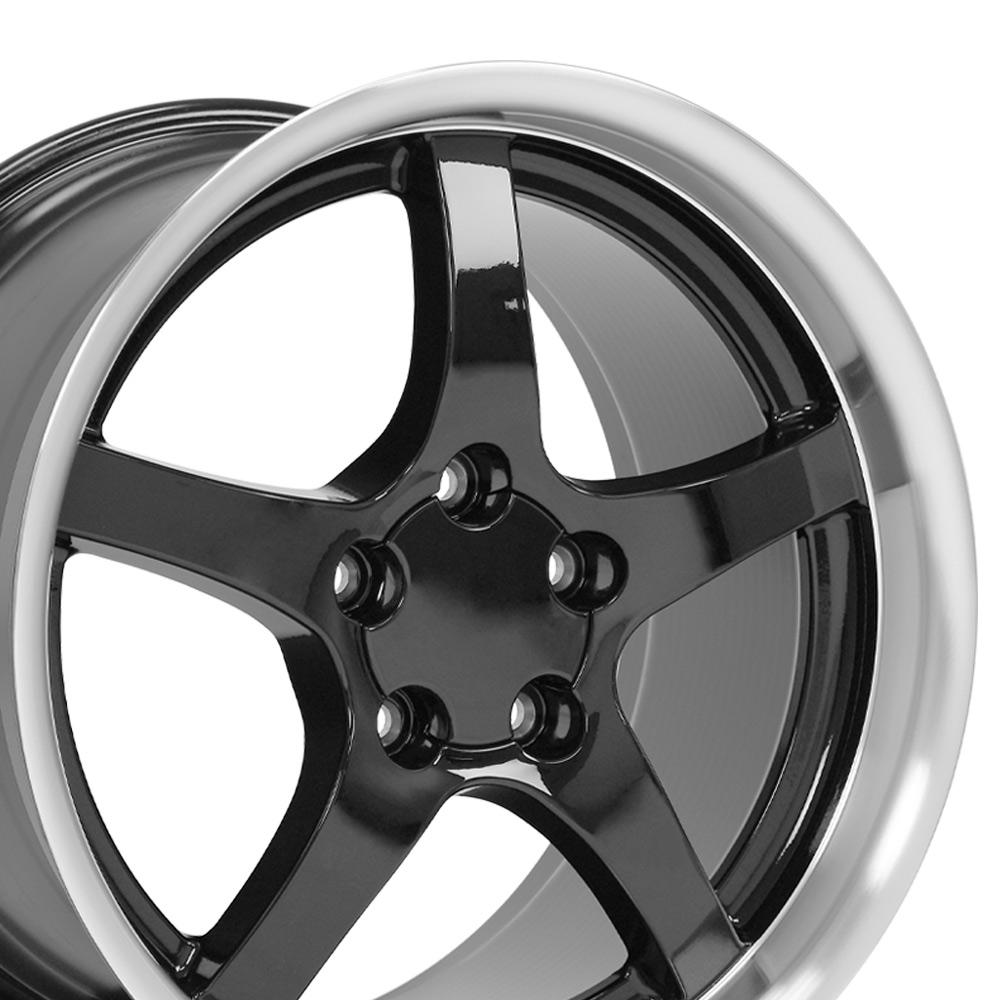 OE CV05 Wheels - Gloss Black Machined Lip