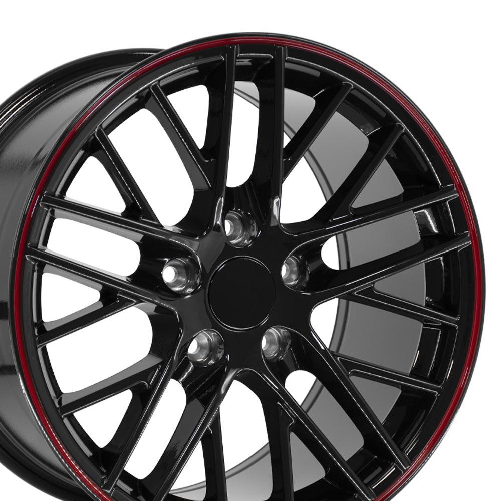 OE CV08A Wheels - Gloss Black Redline