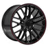 OE CV08A Wheels - Gloss Black Redline