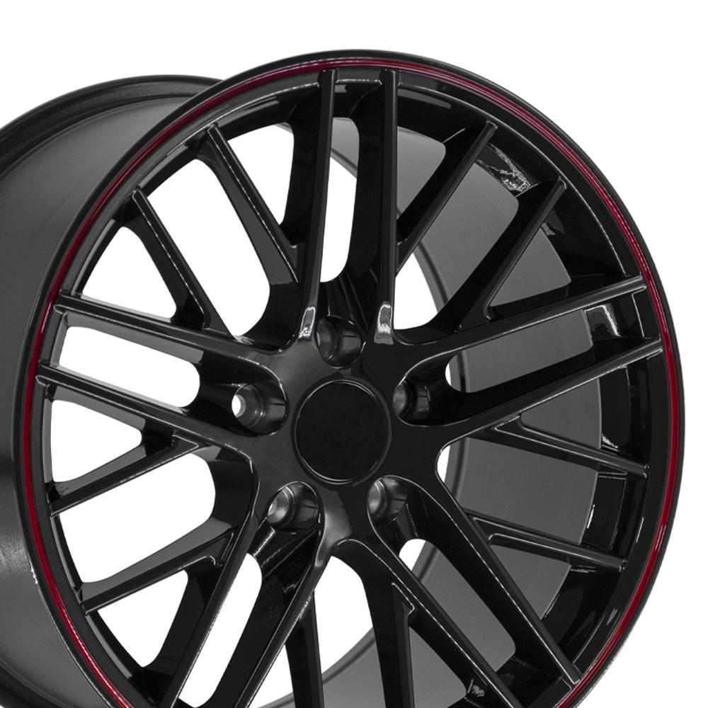 OE CV08A Wheels - Gloss Black Redline