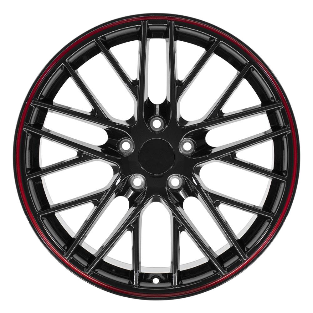 OE CV08B Wheels - Gloss Black Redline
