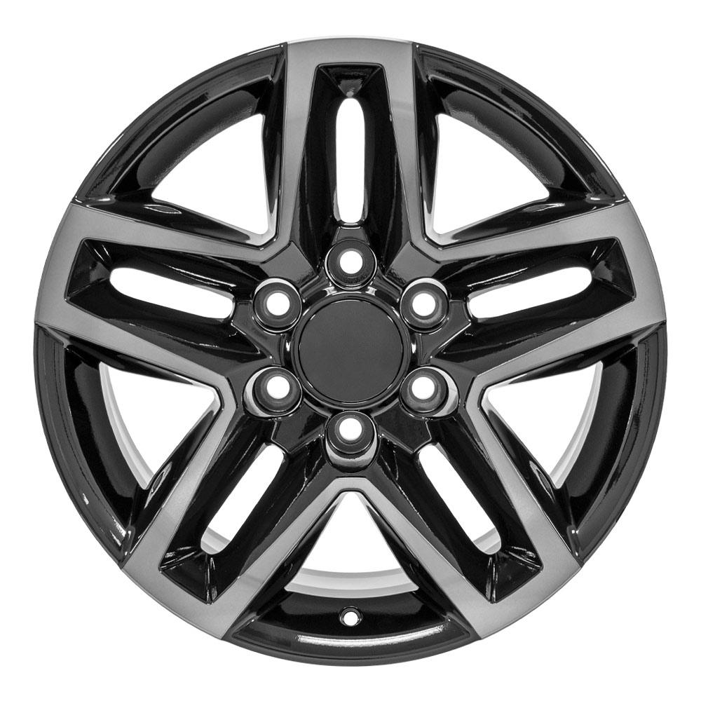 OE CV34B Wheels - Gloss Black Machined with Tinted Clear