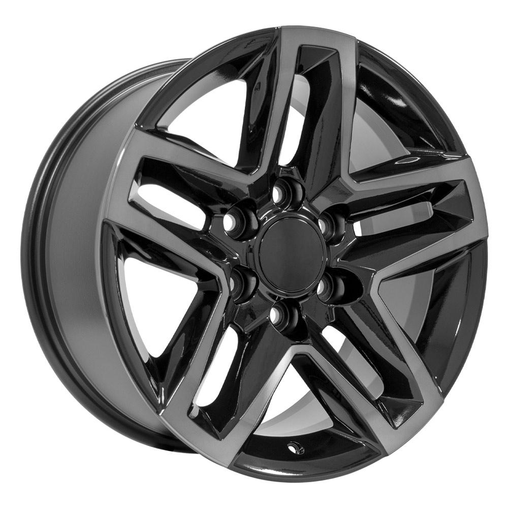 OE CV34B Wheels - Gloss Black Machined with Tinted Clear