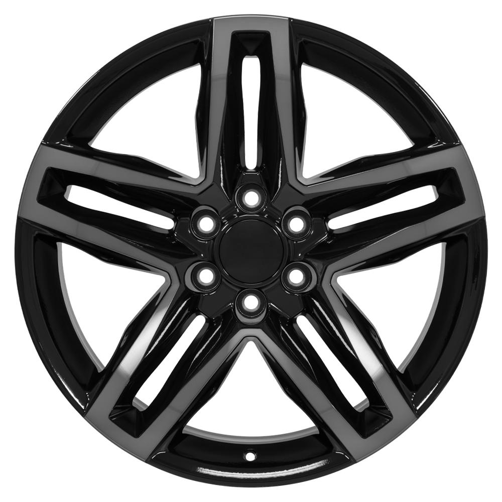 OE CV34B Wheels - Gloss Black Machined with Tinted Clear