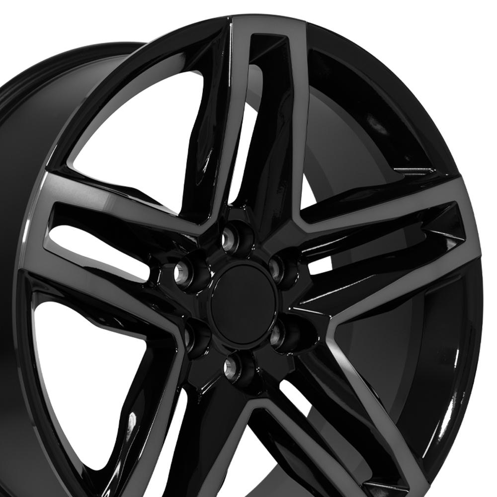 OE CV34B Wheels - Gloss Black Machined with Tinted Clear