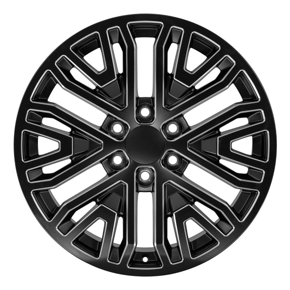 OE CV37 Wheels - Satin Black with Milled Edge