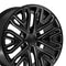 OE CV37 Wheels - Satin Black with Milled Edge