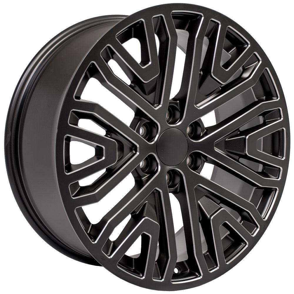 OE CV37 Wheels - Satin Black with Milled Edge