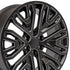 OE CV37 Wheels - Satin Black with Milled Edge