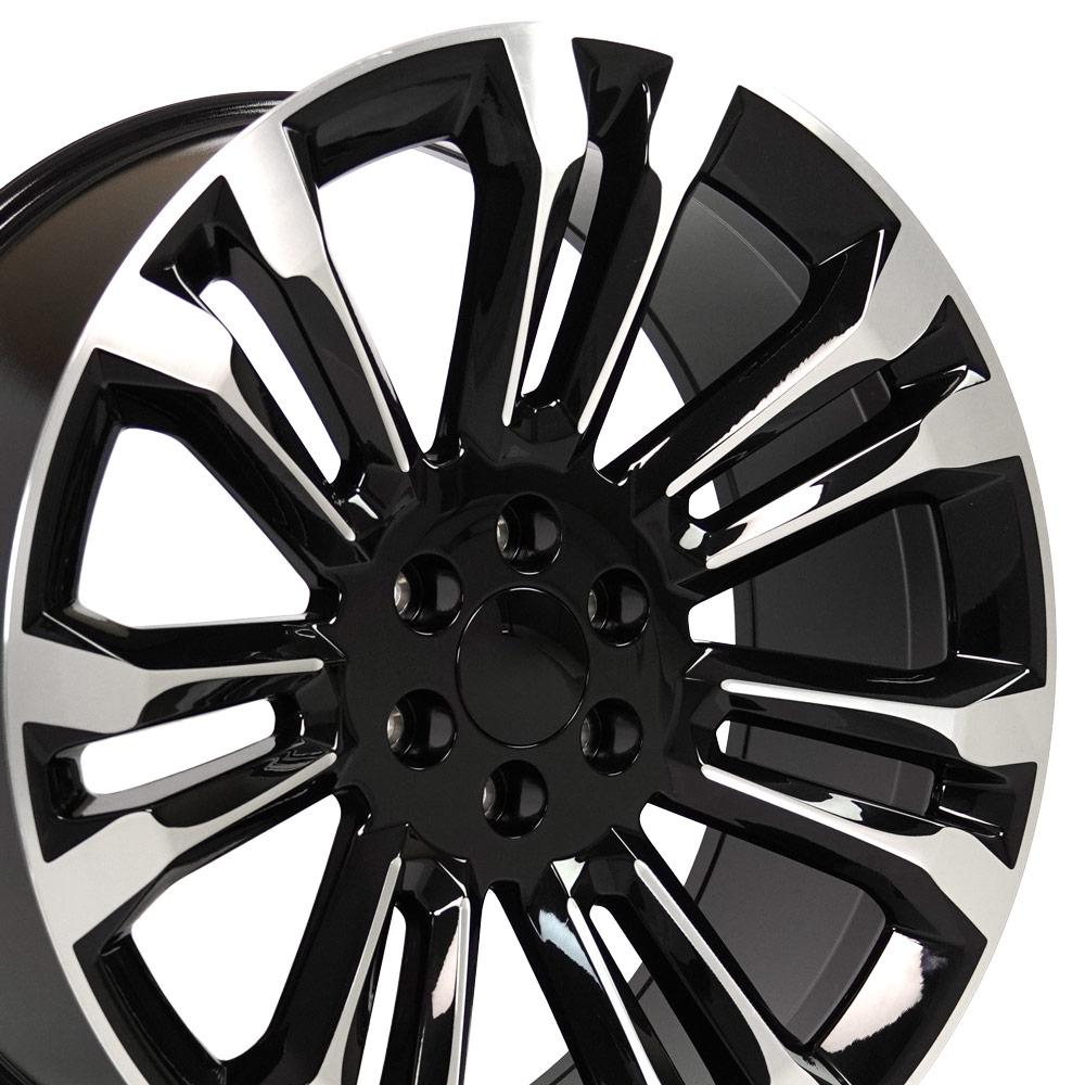 OE CV43B Wheels - Gloss Black Machined