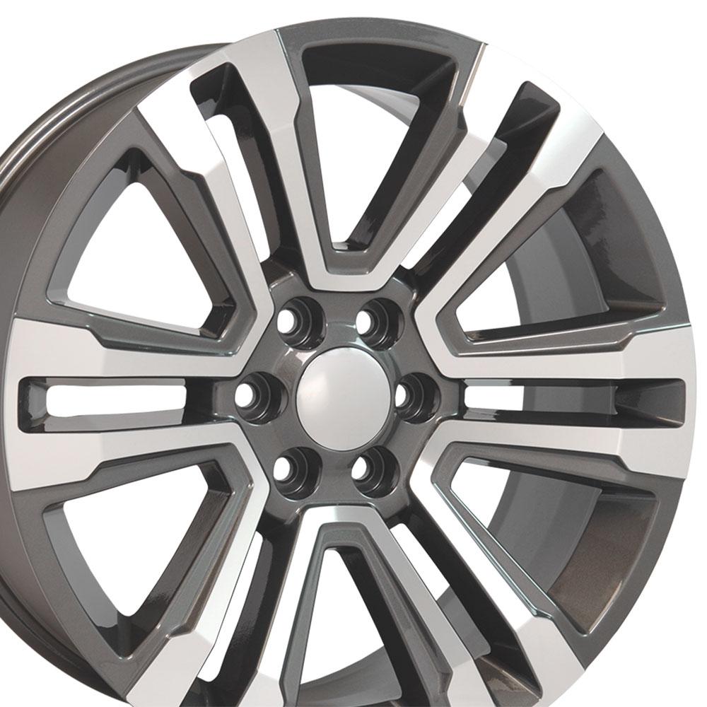 OE CV44 Wheels - Gloss Gunmetal Machined