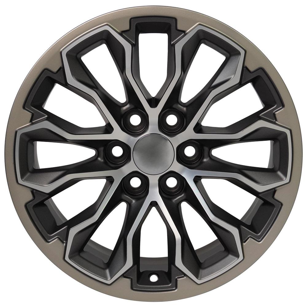 OE CV54 Wheels - Satin Gunmetal Machined Face - Two Tone