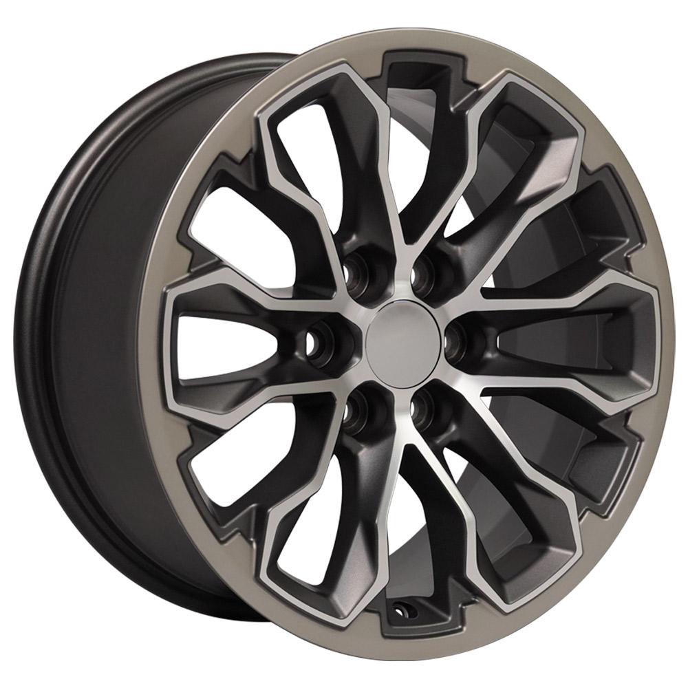 OE CV54 Wheels - Satin Gunmetal Machined Face - Two Tone