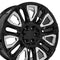 OE CV57 Wheels - Gloss Black with Chrome Insert