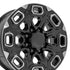 OE CV64B Wheels - Gloss Black Machined