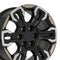 OE CV65 Wheels - Satin Black Machined Face - Two Tone