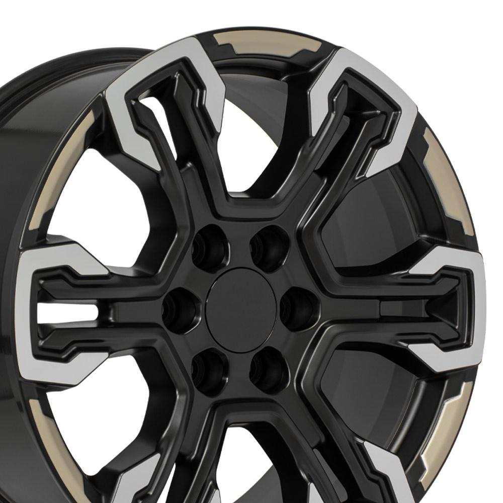 OE CV65 Wheels - Satin Black Machined Face - Two Tone