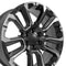 OE CV68 Wheels - Satin Black with Milled Edge