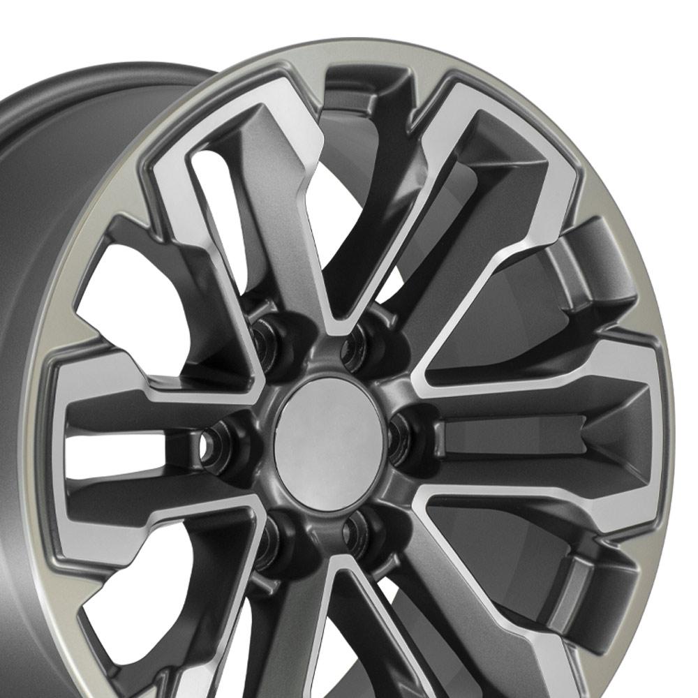OE CV69 Wheels - Satin Gunmetal Machined Face - Two Tone
