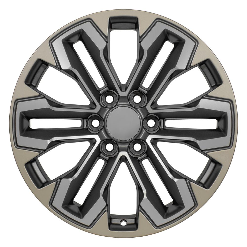 OE CV69 Wheels - Satin Gunmetal Machined Face - Two Tone