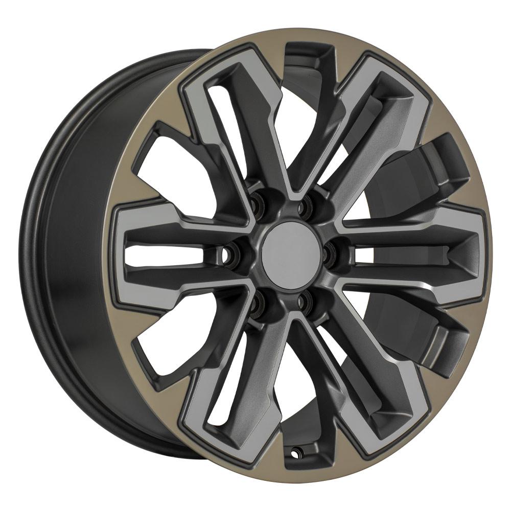 OE CV69 Wheels - Satin Gunmetal Machined Face - Two Tone