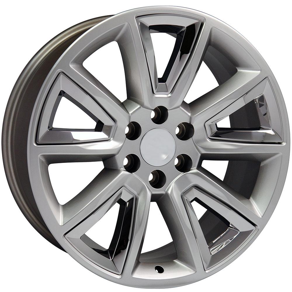 OE CV73 Wheels - Gloss Hyper Black with Chrome Insert