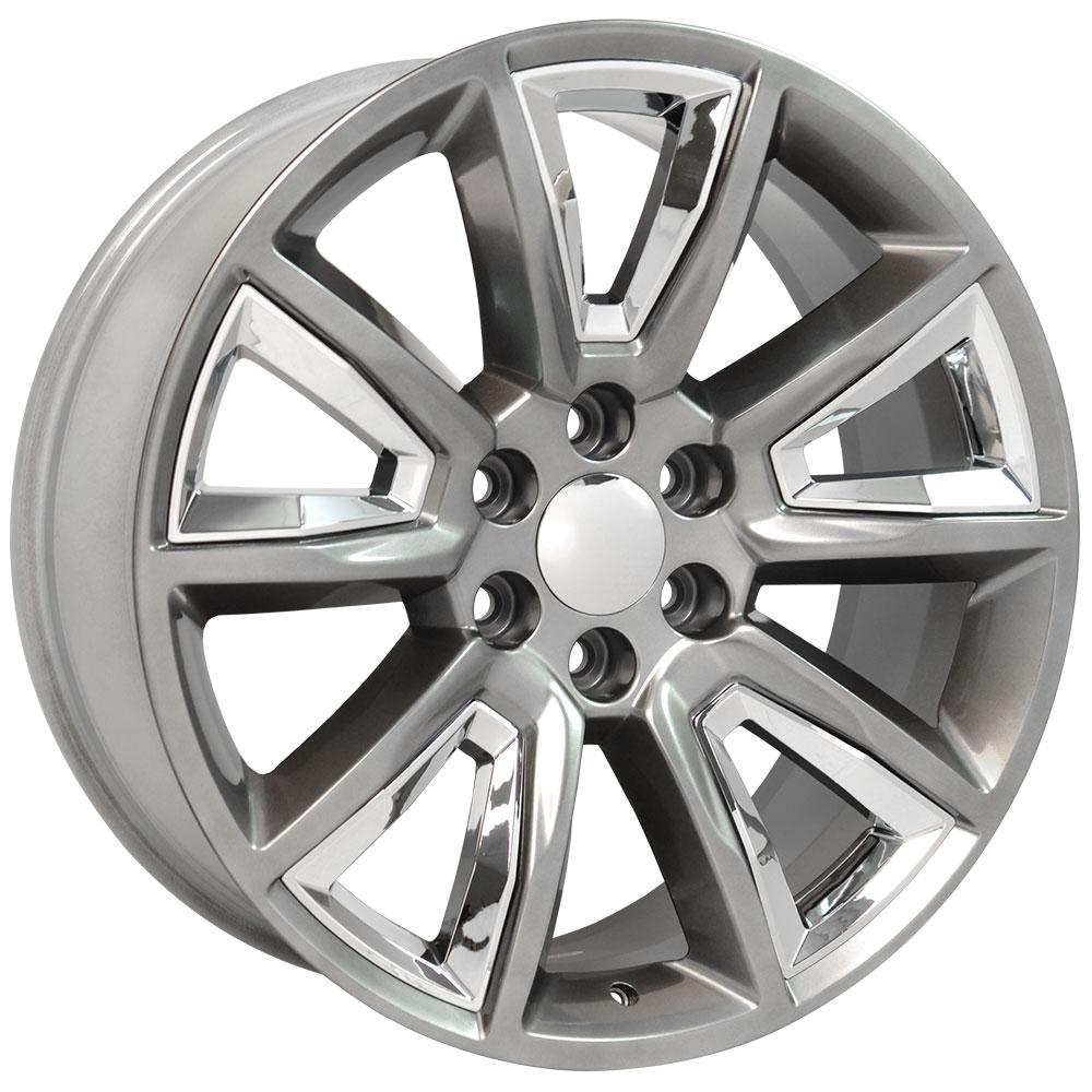 OE CV73B Wheels - Gloss Hyper Black with Chrome Insert
