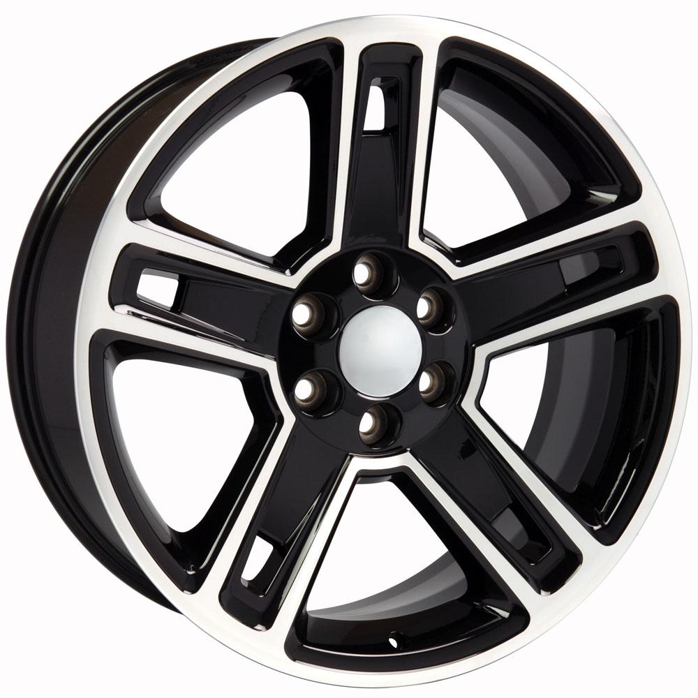 OE CV74B Wheels - Gloss Black Machined