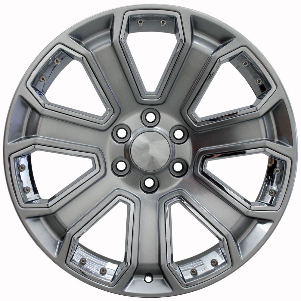 OE CV93 Wheels - Gloss Hyper Black with Chrome Insert