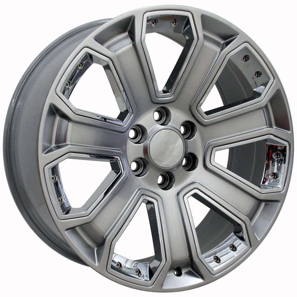 OE CV93 Wheels - Gloss Hyper Black with Chrome Insert