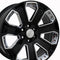 OE CV93B Wheels - Gloss Black with Chrome Insert