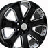 OE CV93B Wheels - Gloss Black with Chrome Insert