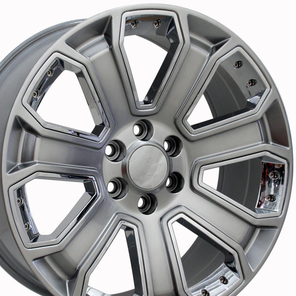 OE CV93B Wheels - Gloss Hyper Black with Chrome Insert