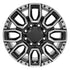OE CV97B Wheels - Gloss Black with Milled Edge