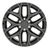 OE CV98B Wheels - Gloss Black with Milled Edge