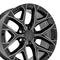OE CV98B Wheels - Gloss Black with Milled Edge