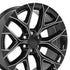 OE CV98B Wheels - Gloss Black with Milled Edge