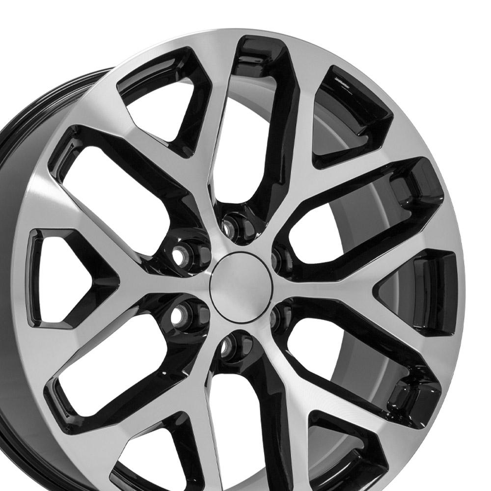 OE CV98B Wheels - Gloss Black Machined