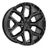 OE CV98B Wheels - Gloss Black with Milled Edge