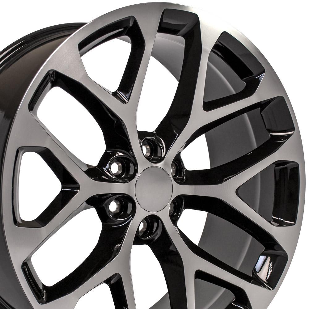 OE CV98B Wheels - Gloss Black Machined