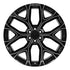 OE CV98B Wheels - Gloss Black with Milled Edge