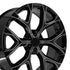 OE CV98B Wheels - Gloss Black with Milled Edge