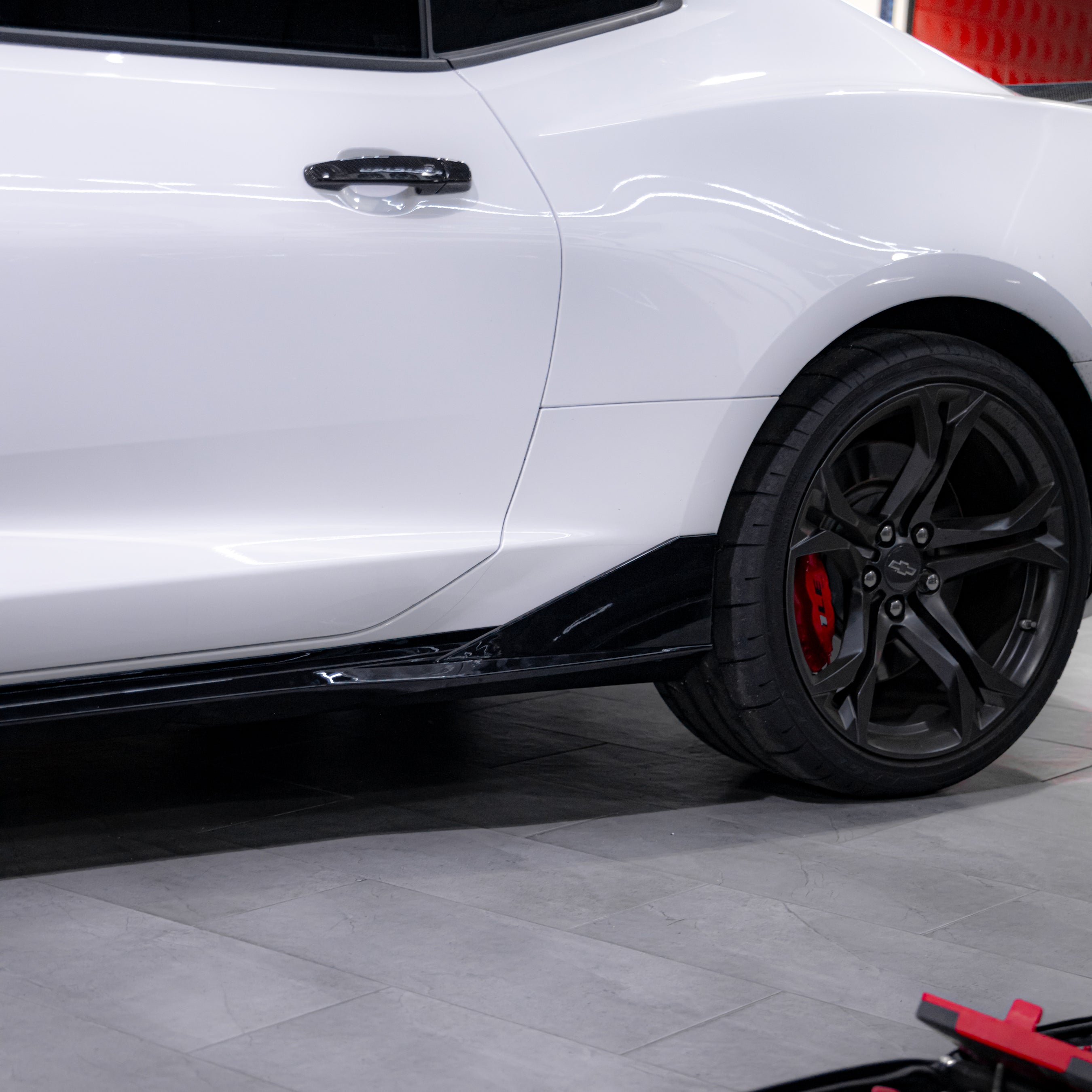 2016-2025 Chevy Camaro Evo Style Gloss Black Side Skirt Rockers SS/RS/LT - Legends Auto Parts