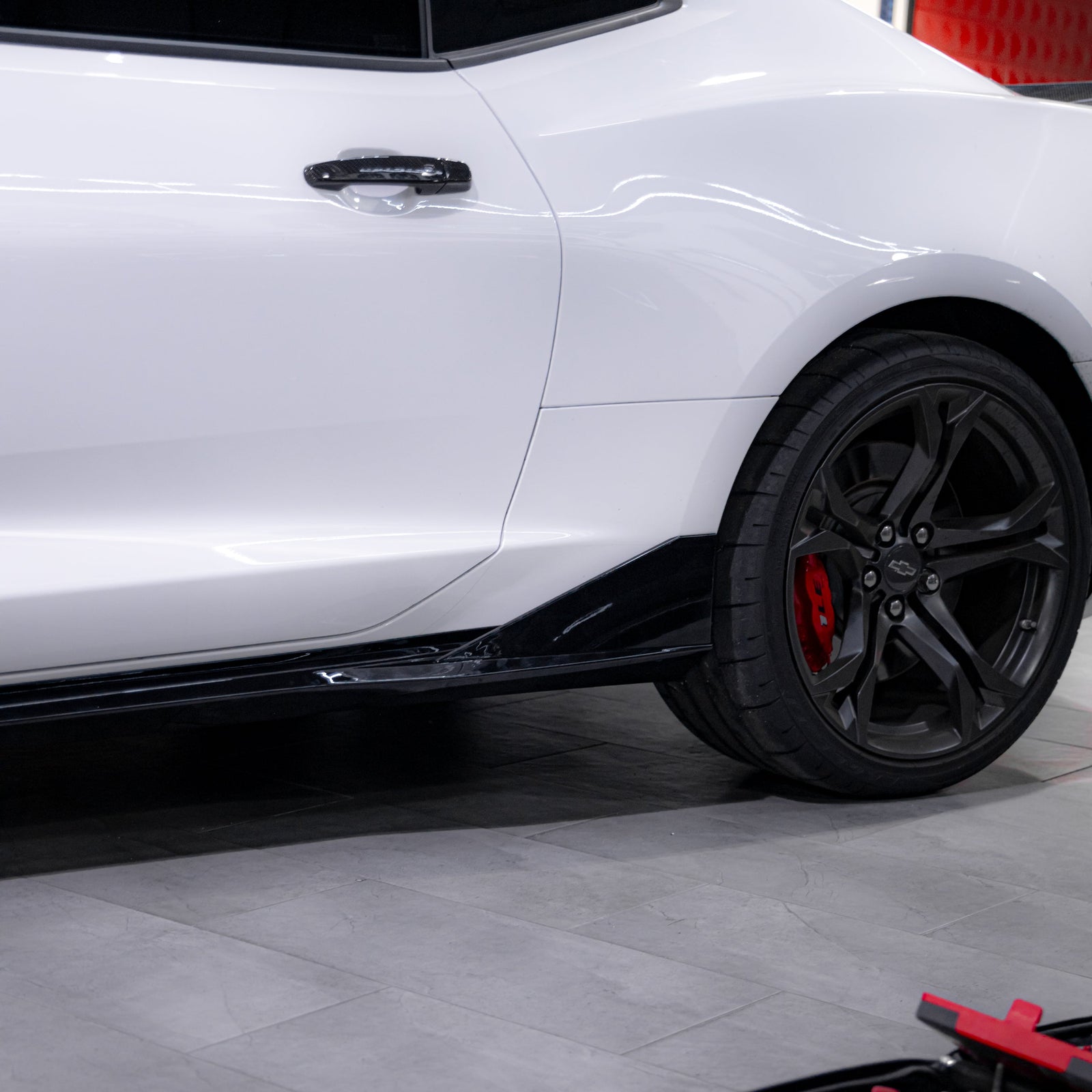 2016-2025 Chevy Camaro Evo Style Gloss Black Side Skirt Rockers SS/RS/LT - Legends Auto Parts
