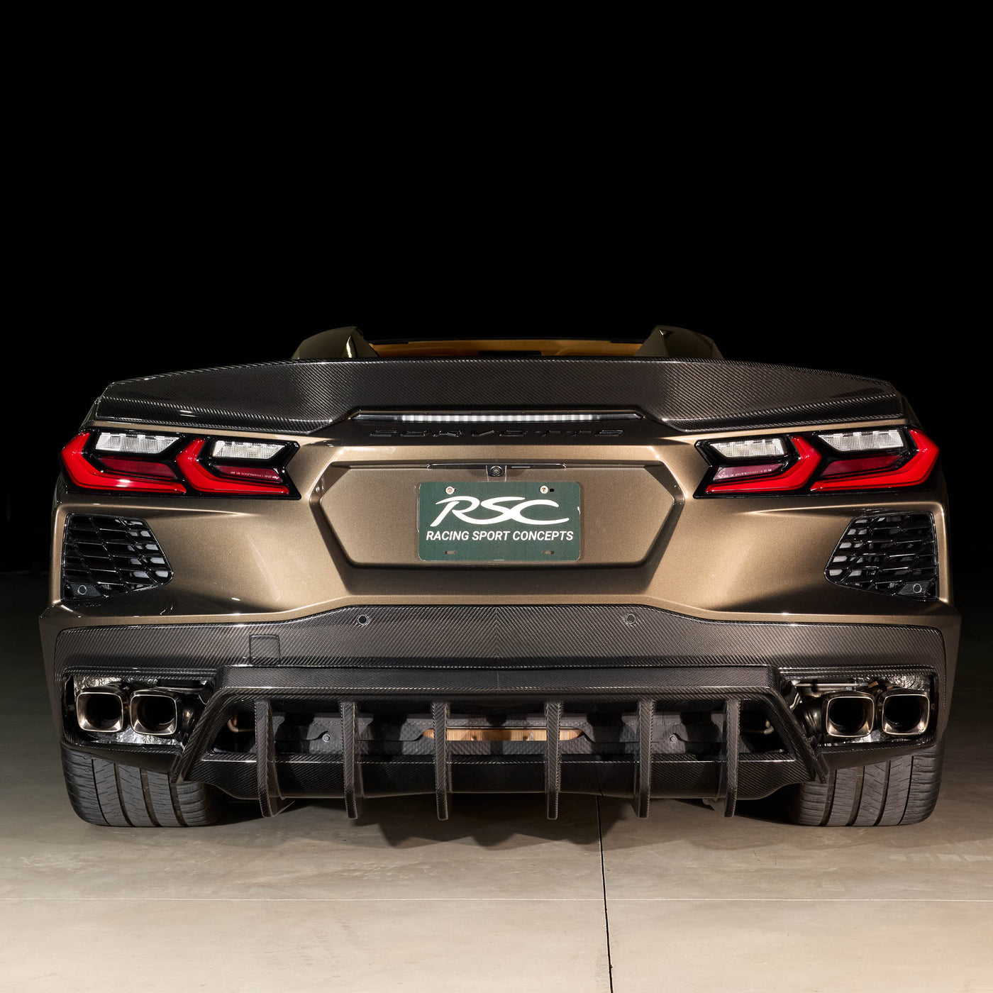 RSC Corvette C8 Stingray | E-Ray ST Rear Diffuser | Carbon Fiber - Legends Auto Parts